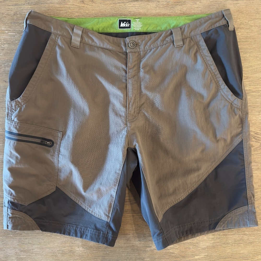 REI‎ Venturi Shorts-Nylon Cargo Hiking Outdoor Adventure 10" Inseam-Men's Sz 40